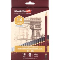 Набор художественных карандашей BRAUBERG Art Premiere 181893 (18 шт)