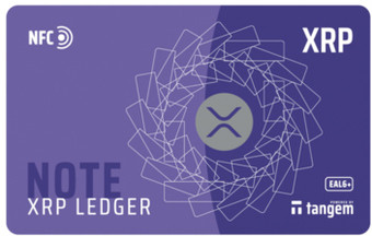 Аппаратный криптокошелек Tangem Note XRP