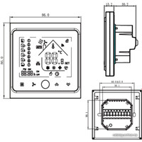 Терморегулятор Smart Life AC 603H-B-WIFI (белый)