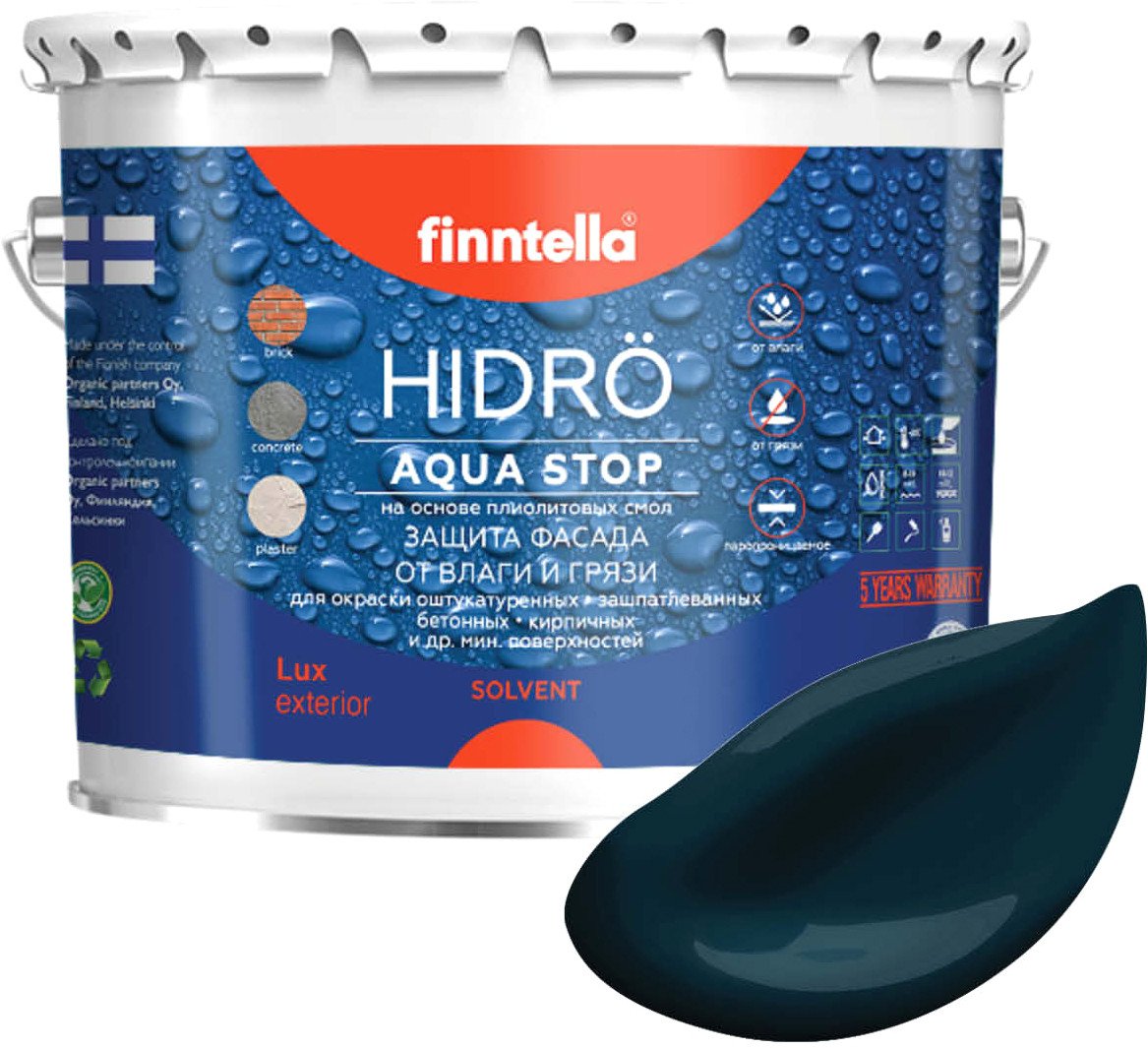 

Краска Finntella Hidro Ukonilma F-14-1-3-FL008 2.7 л (синий)