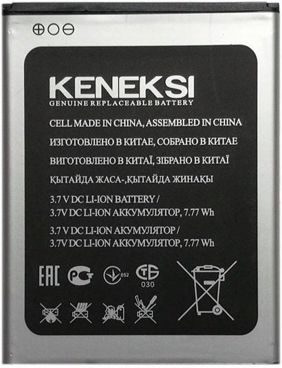 

Аккумулятор для телефона Keneksi для K5, S10, S2, X8