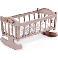 Кроватка для кукол Полесье Кроватка-качалка №4 24026 (темно-кремовый)