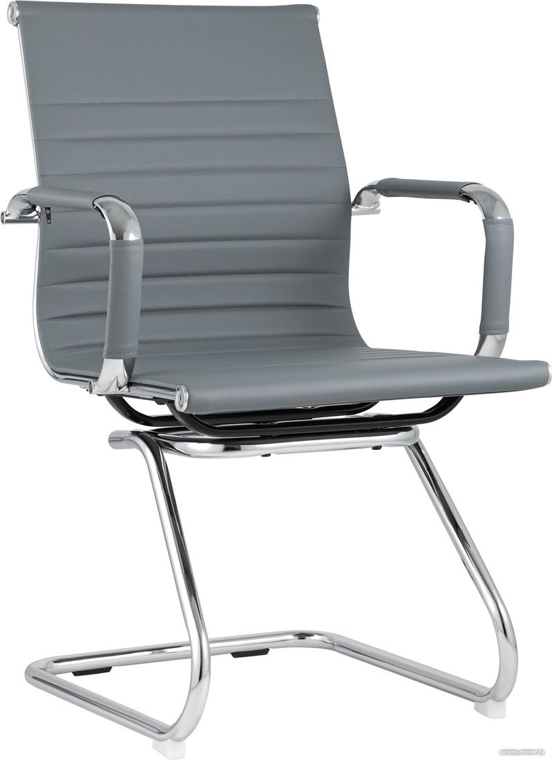 Офисный стул TopChairs Visit D-101L (серый)