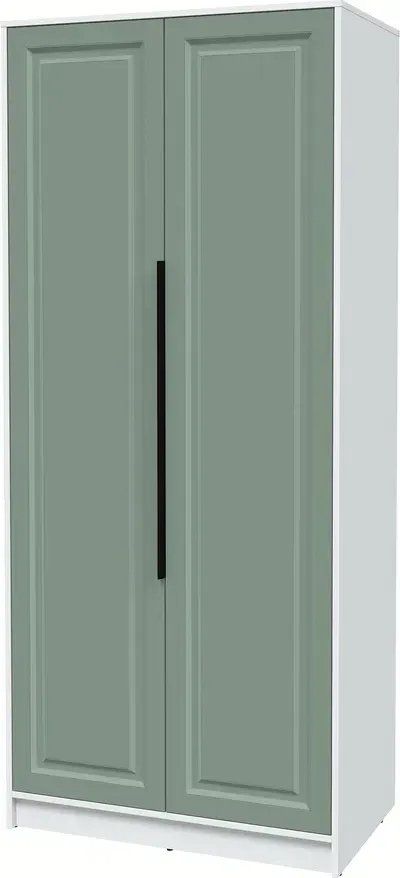 

Шкаф распашной Интерлиния Концепт КТ-Ш2 Деко (белый платинум/мята)