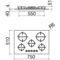 Варочная панель Barazza 1PMD70N
