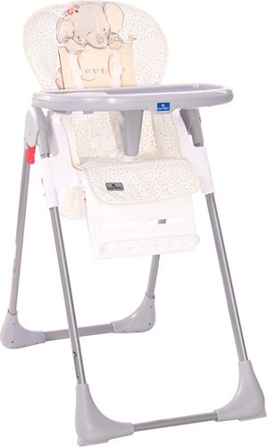 Высокий стульчик Lorelli Cryspi 2021 (grey elephant)