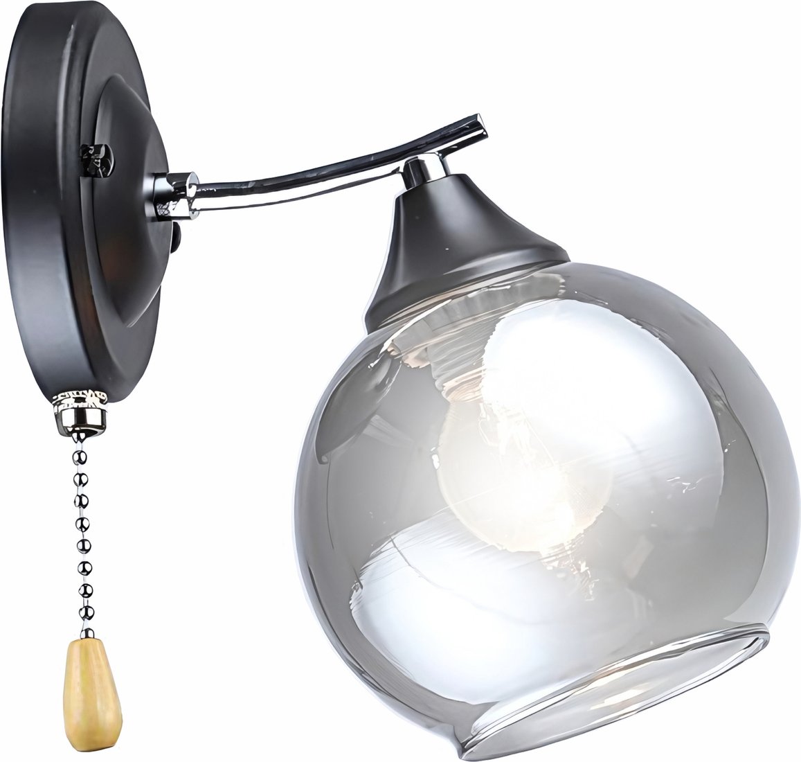 

Бра Aitin Pro НББ 03-60-101 K2288/1W (черный/хром)