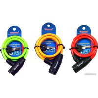 Тросовый велосипедный замок Tonyon 506K-0815C (в ассортименте)