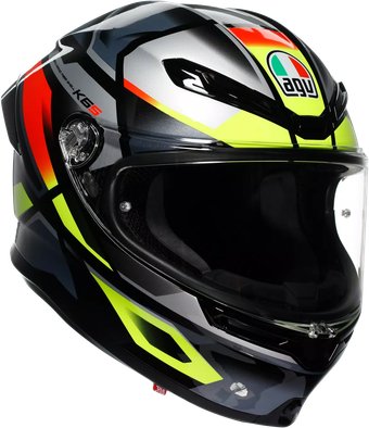 AGV K6 S E2206 MPLK 2118395001-026-XL (XL, Erazer Black/Red/Yellow Fluo)