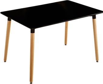 Кухонный стол Mio Tesoro ST-005 120x80x75 (черный/дерево)