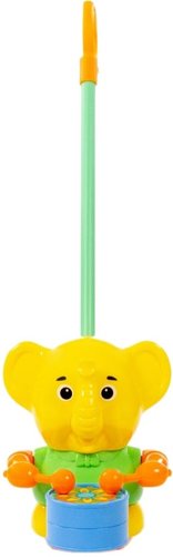 Развивающая игрушка Полесье Каталка Слоненок с ручкой 96661