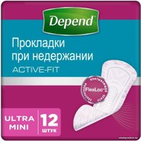 Урологические прокладки Depend Ultra Mini для женщин (12 шт)