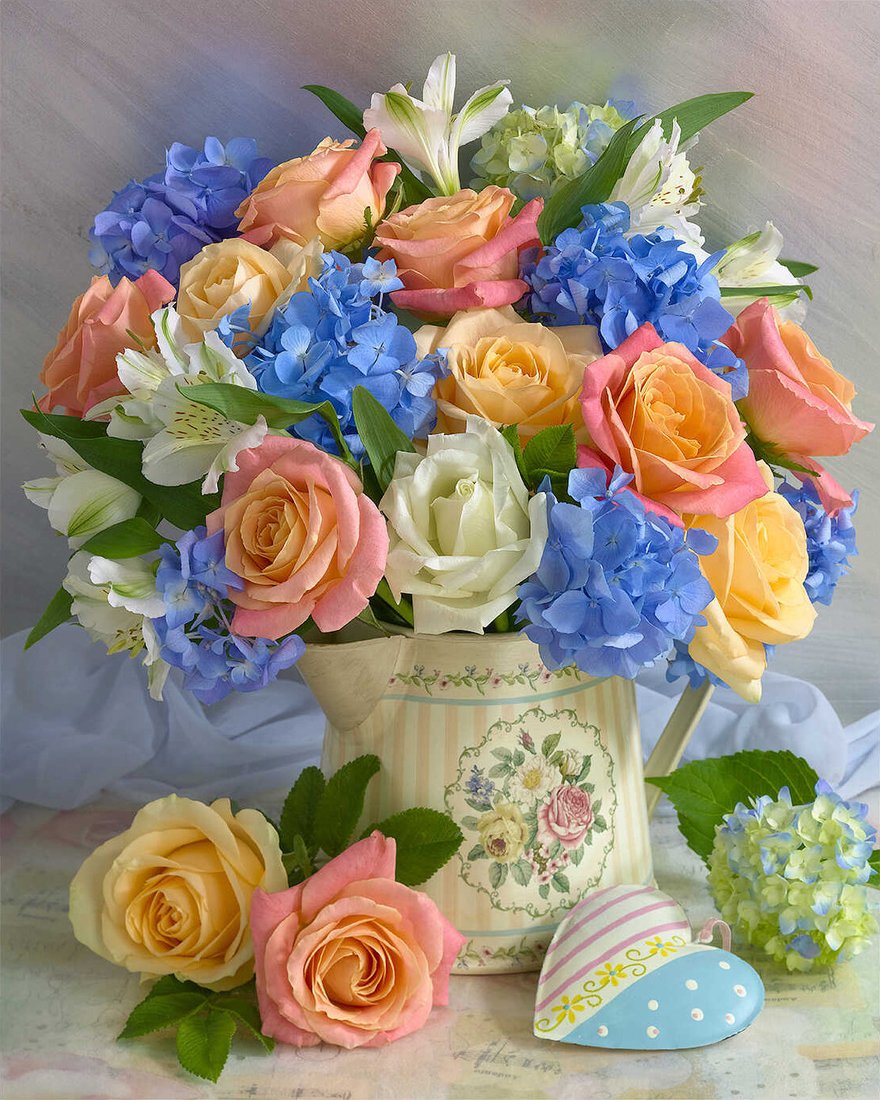 

Алмазная мозаика Феникс+ Пастельный букет 59789