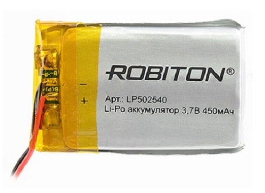 

Аккумулятор Robiton LP502540 450mAh 1 шт