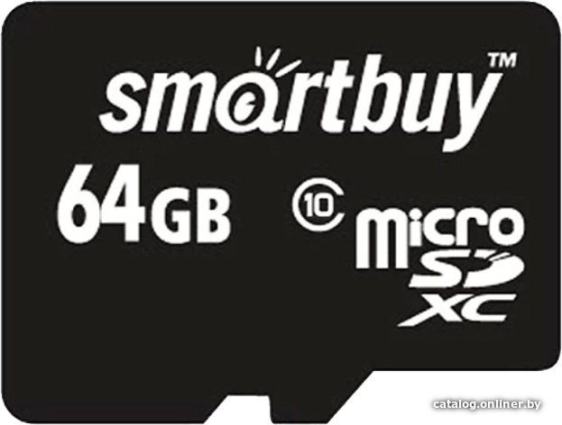 Карта памяти SmartBuy microSDXC SB64GBSDCL10-00LE 64GB