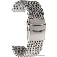 Браслет Rumi Shark металлический 20 мм (серебристый) в Гомеле