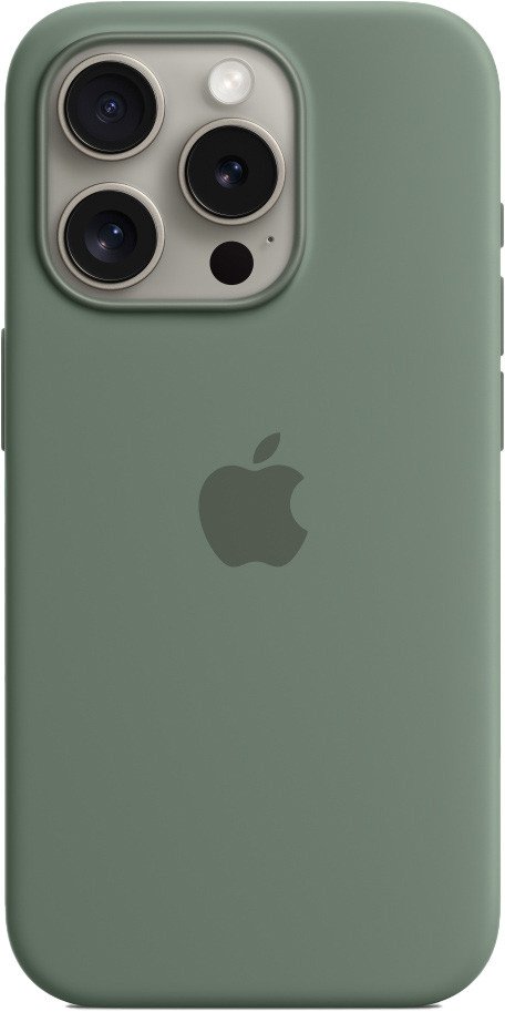 

Чехол для телефона Apple MagSafe Silicone Case для iPhone 15 Pro (кипарис)