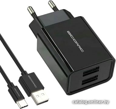 Сетевое зарядное Atomic U400 USB Type-C (черный)