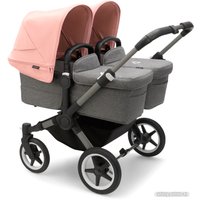 Универсальная коляска Bugaboo Donkey 5 Twin (Graphite/Grey/Morning Pink)