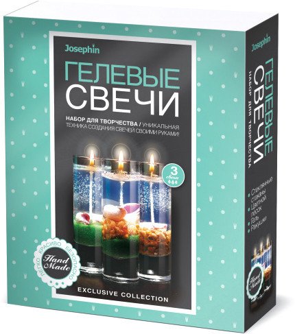 

Набор для изготовления свечей Фантазер Гелевые свечи с ракушками №4 FN-274039