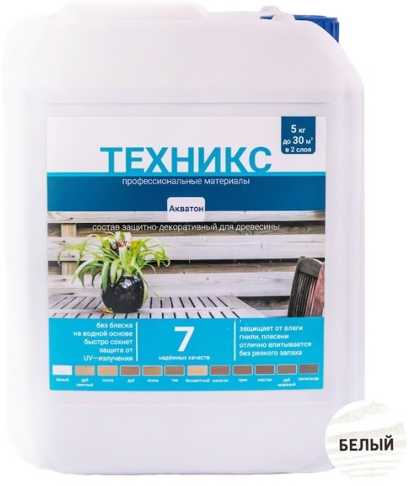 

Пропитка Техникс Акватон 5 кг (белый)