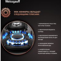 Варочная панель Weissgauff HGG 640 BGV