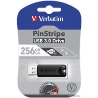 USB Flash Verbatim PinStripe 256GB [49320]