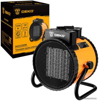 Электрическая тепловая пушка Deko DKIH2200W