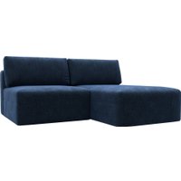 Угловой диван Лига диванов Лига-060 НПБ угол универсальный 129499 (шенилл Rimini 10 синий)