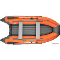 Моторно-гребная лодка Roger Boat Trofey 3500 (без киля, оранжевый/графит)