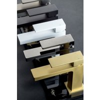 Смеситель Boheme Qubic 471-SGM (графит глянец)