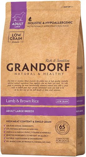 

Сухой корм для собак Grandorf Maxi Breeds Lamb & Turkey (с ягненком и индейкой) 3 кг