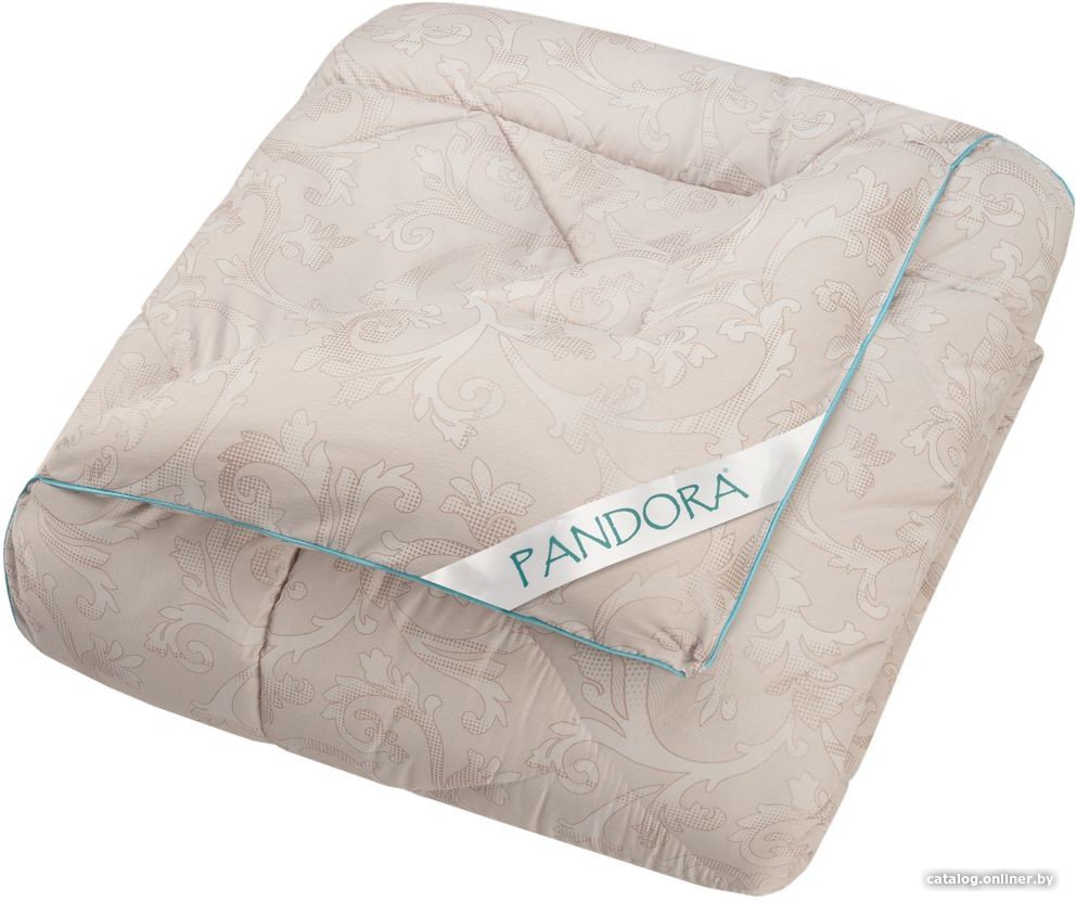 Одеяло Pandora Верблюжья шерсть тик стандартное 140x205