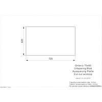 Кухонная мойка Reginox Ontario 70x40