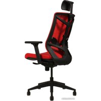 Офисное кресло Chair Meister Nature II 3D с подлокотниками слайдер (черный/красный)