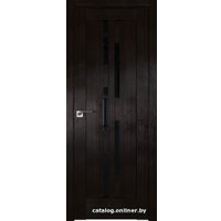 Межкомнатная дверь ProfilDoors 30X 70x200 (венге мелинга, стекло черный триплекс)