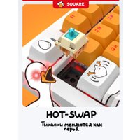 Клавиатура Red Square Alumix TKL Classic Gooseboard (g3ms Azure)