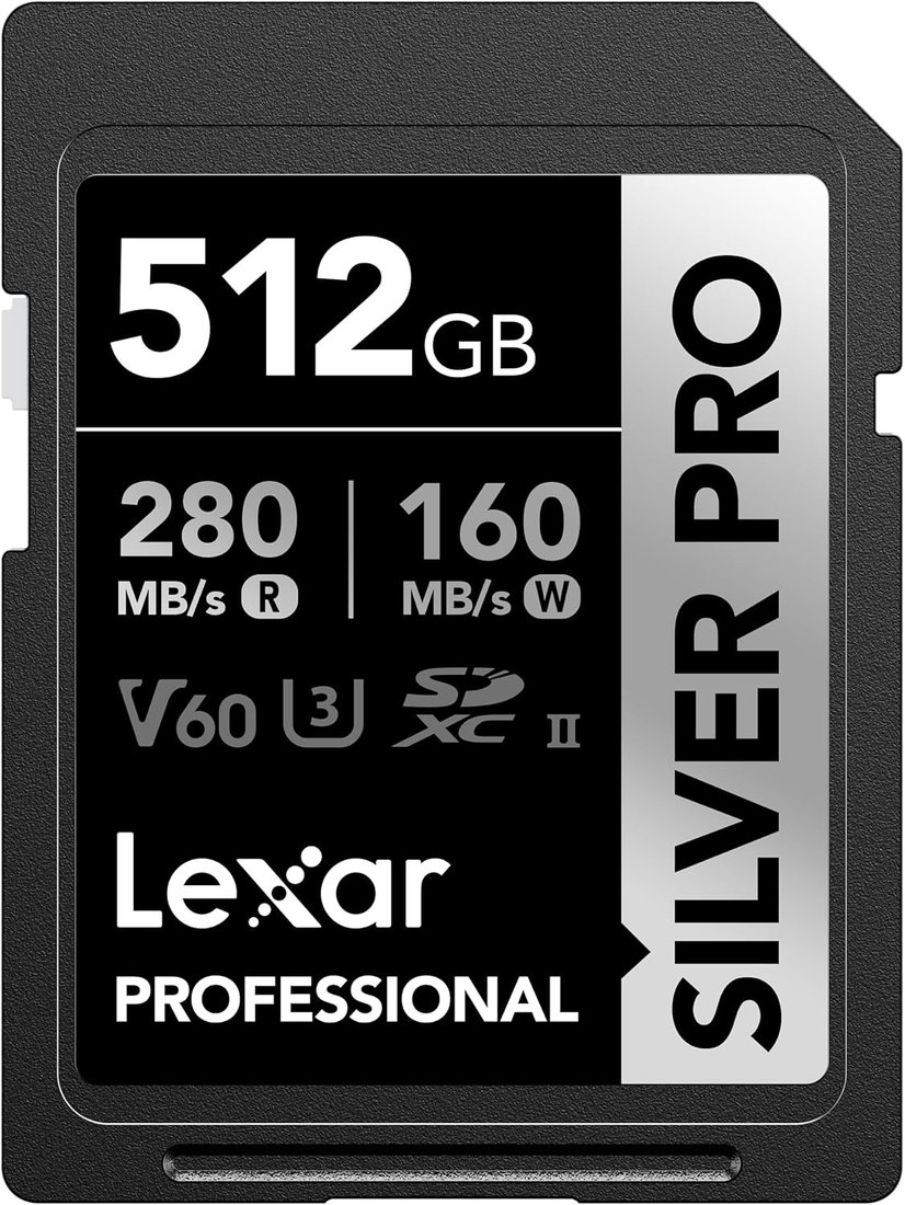 

Карта памяти Lexar Professional SILVER PRO SDXC LSDSIPR512G-BNNNG 512GB