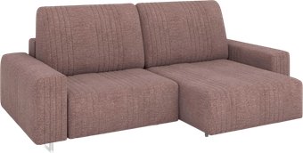 П-образный диван Rivalli Уолтер УП 1000 + 1000 + оттоманка + угловая секция + 1000 (Doris Amber/полиалюминий)