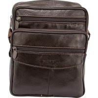 Сумка через плечо Poshete 827-POP3605-3-DBW (коричневый)