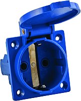 

Розетка КС 112 2Р+PЕ 16А 220В YHT 84516