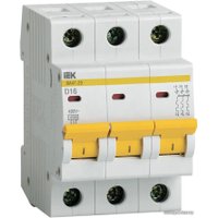 Выключатель автоматический IEK ВА 47-29 16А 3P 4.5кА D MVA20-3-016-D