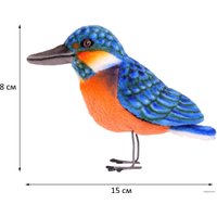 Классическая игрушка Hansa Сreation Птица зимородок 7245 (15 см)