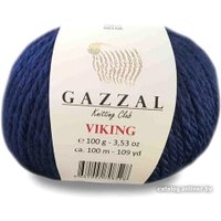 Пряжа для вязания Gazzal Viking 4019 100 г 100 м (темно-синий)