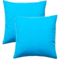 Декоративная подушка Matex Velours 49-906 (2шт, светло-голубой)