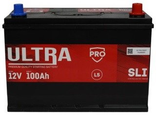 Автомобильный аккумулятор Ultra PRO Asia L+ 820A (100 А·ч)