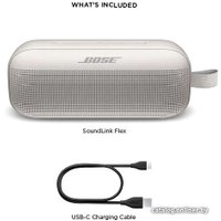 Беспроводная колонка Bose SoundLink Flex (дымчатый белый)