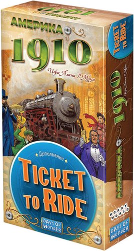 Мир Хобби Ticket To Ride: Америка 1910 (дополнение)