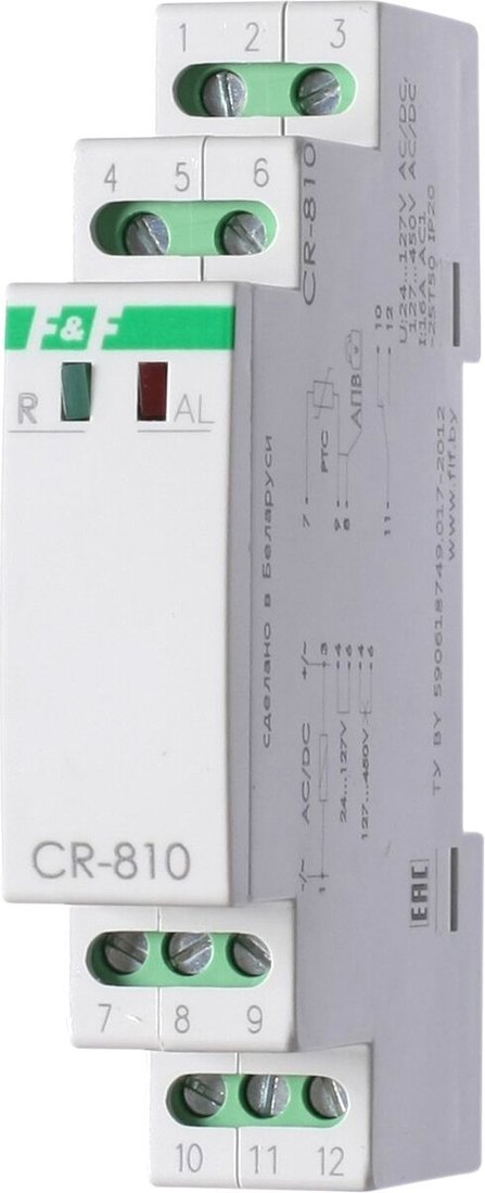 

Реле тепловое Евроавтоматика F&F CR-810 EA05.002.001