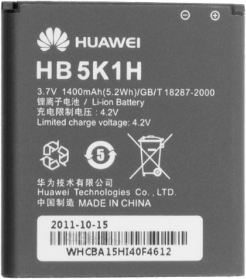 

Аккумулятор для телефона Копия Huawei HB5K1H